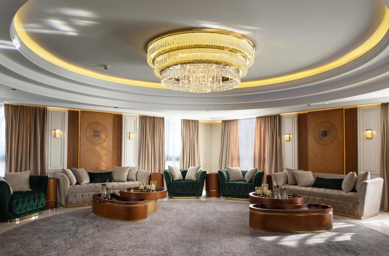 Triumph Luxury Hotel Kairo Exterior foto 3D rendering of a living room